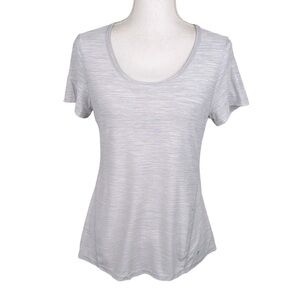 Old Navy Active Breath On Gray Workout Top Size Medium